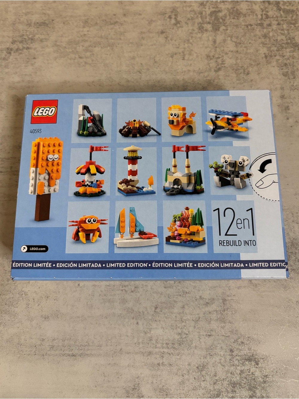 Lego 12 in 1 Rebuild Into Set (#40593) - Picture 2 of 6